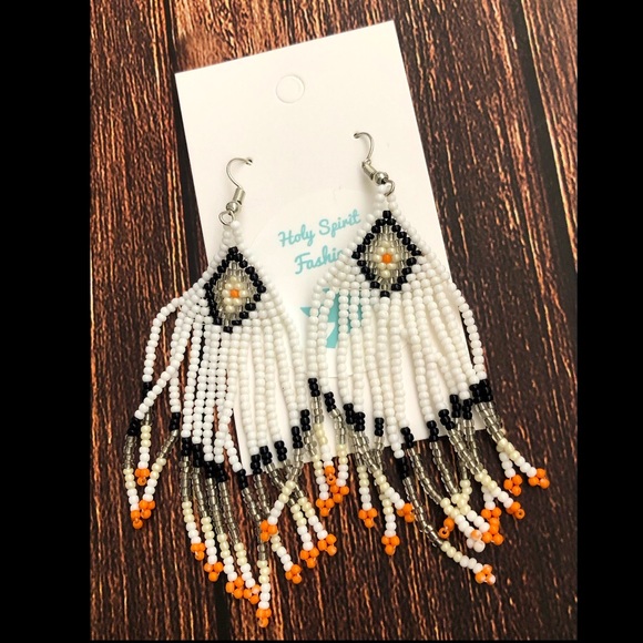 “Tribal Vibes” Earrings - Picture 2 of 2